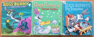 3 Vintage Whitman Tell-a-Tale Books ~ BUGS BUNNY'S BIRTHDAY SURPRISE ++ - Imagen 1 de 17