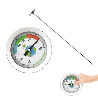 Termometro Per Compost Misuratore Temperatura Da Giardino - Immagine 1 di 4