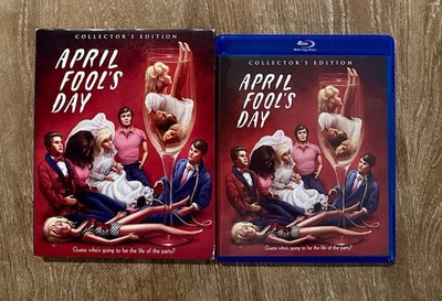 April Fool's Day (1986) Scream Factory Collector’s Edition Blu-ray w/ Slipcover - Image 1 of 3