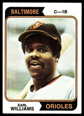 Earl Williams 1974 Topps #375 Baltimore Orioles 29646 Baseball Card - Image 1 of 2