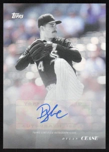 2022 Topps Black White Autographs Background Color Dylan Cease /49 White Sox - Picture 1 of 2