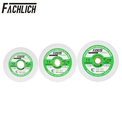 Disco taglio e rettifica lama turbo diamantata 3"- 5" per piastrelle vetro ceramica - Immagine 1 di 4