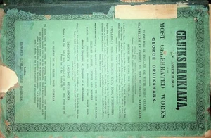 CRUIKSHANKIANA AN ASSEMBLAGE OF THE MOST CELEBRATED WORKS OF GEORGE 1st ed 1830 - Imagen 1 de 4
