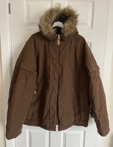 Timberland Fall Vintage Mens Waterproof Fur Hood Full Zip Brown Parka/Coat - XL - Picture 1 of 11