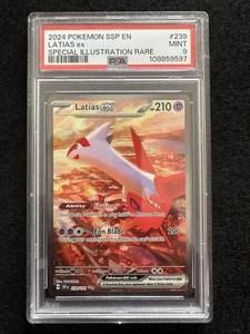 Pokémon TCG Latias EX Surging Sparks SIR Card 239/191 PSA 9 MINT - Picture 1 of 2
