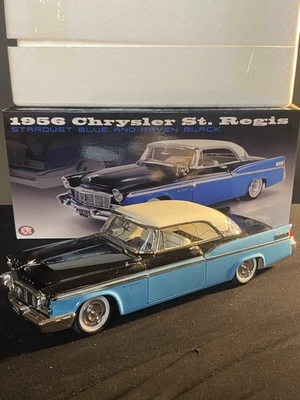 Acme 1/18 Scale 1956 Chrysler St. Regis in Stardust Blue & Raven Black - Image 1 of 4