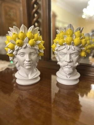 Teste Di Moro Lui E Leí Corona Di Limoni - Imagen 1 de 4