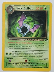 Dark Golbat 24/82 Unlimited Rare Team Rocket NM English Pokemon Card - Picture 1 of 2