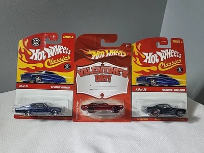 Hot Wheels '06 & '07 Classics And '09 Valentine's '68 Mercury Cougar - Image 1 of 4