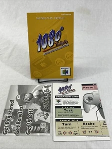 1080 Snowboarding N64 Instruction Manual Booklet + Trick Guide- Nintendo 64 - Picture 1 of 8