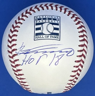 Vladimir Guerrero Sr Signed Auto Hall Of Fame Baseball w/ “HOF 18” & MLB COA - Image 1 of 3