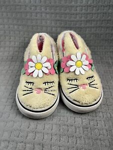 Vans Slip On V Bunny Flower Crown Toddler Kids Sneakers VN0A3MTZVJ8 Size 5.5
