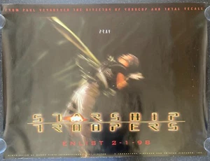 STARSHIP TROOPERS (Adv) 1997 Original Cinema UK Quad Movie POSTER ROLLED Cult - Picture 1 of 9