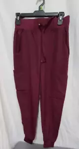 Med Couture Scrubs Women's Jogger Pants 2711 WINE XS NEW WITH TAGS - Picture 1 of 6
