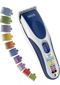 New Wahl Color Pro Cordless Rechargeable Hair Clipper And Trimmer Blue 09649P