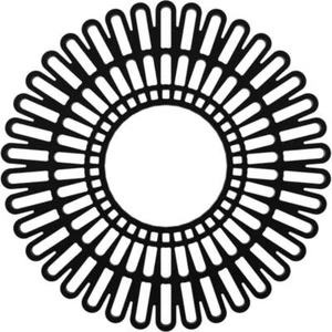 Ekena Millwork Ceiling Medallion 34"x34"x1" Cornelius Architectural Grade PVC - Picture 1 of 6