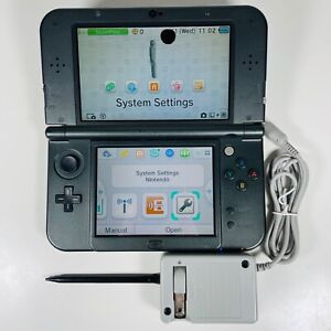 Nueva Consola Nintendo 3DS XL LL Negro Metálico *Doble IPS - Punto LCD* Accesorios