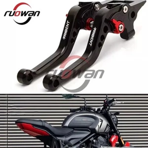 For Triumph Trident 660 2021-2024 Motorcycle CNC Short Brake Clutch Lever - Picture 1 of 7