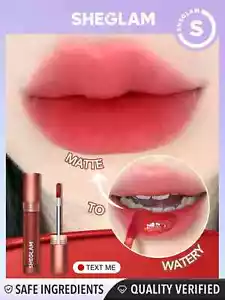 SHEGLAM 6 Colors Womens Lip Stain Liquid Lipstick Matte Beauty Waterproof Gloss - Picture 1 of 26
