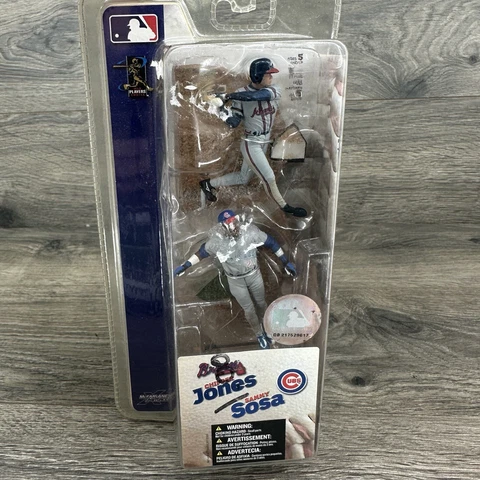 McFarlane Baseball Toy Figurines Chipper Jones & Sammy Sosa Braves Cubs Cover