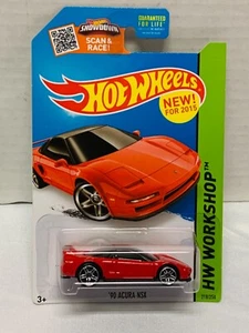 New HTF 2015 Hot Wheels Red 90 Acura NSX KMart Color HW WORKSHOP MONMC - Picture 1 of 6