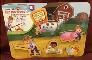 Rompecabezas de sonido de madera Chu Chu TV Old Macdonald - Imagen 1 de 2