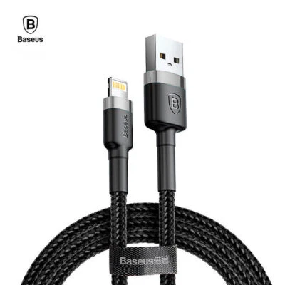 Baseus Cafule USB Cable 2.4A Data Charging For iPhone14 13 12 11 Pro X Xs 8 - Image 1 of 4