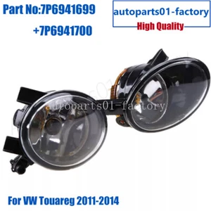 1Pair Front Left&Right Fog Lamp Light Fit For VW Touareg 2011-2014 - Picture 1 of 7