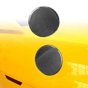 Borde de panel de tapa del tanque de combustible de fibra de carbono real para Chevrolet Camaro 2010-2015 - Imagen 1 de 6