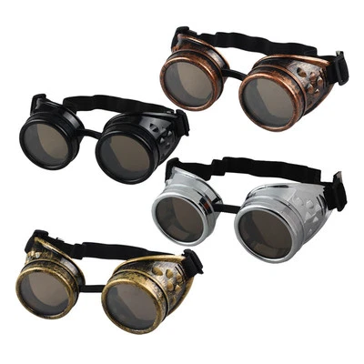 JECKSION UNISEX STEAMPUNK GÓTICO VINTAGE ESTILO VICTORIANO GAFAS PUNK Foto 1 de 4