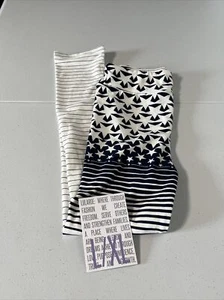 LuLaRoe Kids Large/XL Blue Stars And Stripes White Background New WO Tags NWOT - Picture 1 of 7
