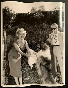 "Lassie con Marilyn", fotografía del negativo original - Imagen 1 de 3