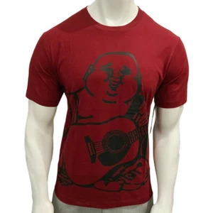 NWT TRUE RELIGION MSRP $59.99 MEN'S RED CREW NECK SHORT SLEEVE T-SHIRT SIZE L - Picture 1 of 5