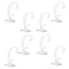 12Pcs Clear Plastic Watch Display Stand Holder C-shaped Rack