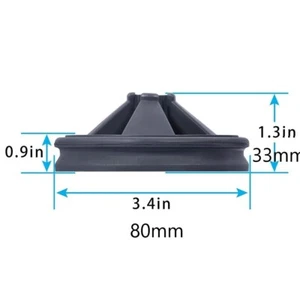 For InSinkErator Rubber Sink Stopper Garbage Disposals Splash Guard-Removable - Picture 1 of 8