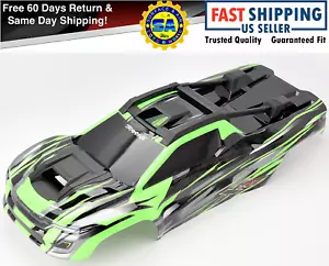 Fits Traxxas XRT 78086-4 - BODY cover Shell (Green Painted ProGraphics 7812G - Picture 1 of 24