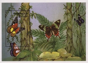 NICARAGUA BUTTERFLIES MOTHS Sc 2119 MNH 1995 CV$7.25 - Picture 1 of 1