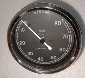 Smiths Tachometer 80 mm 8000 rpm M12x1 thread Replica- 4:1 ratio - Bild 1 von 4