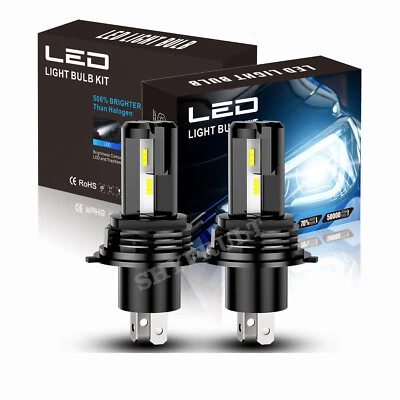 For Suzuki S-Cross 2015-2019 2X H4 9003 Front LED Headlight Bulbs High Low Beam - Imagem 1 de 4