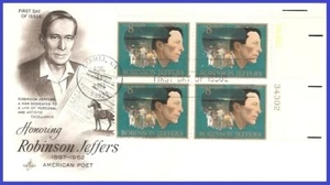 Robinson Jeffers USA3 #1485 U/A ARTCRAFT FDC PB4 - Imagen 1 de 1