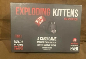 Exploding Kittens NSFW Edition Adults 2-5 Player Game Complete Deck 56 Explicit - Picture 1 of 2
