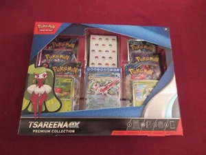 Pokemon Gioco di Carte Collezionabili Tsareena Ex Collezione Premium Steenee Bounsweet... - Foto 1 di 6
