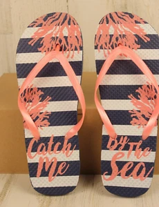 NEW Women's Flip Flops Thong Sandals Size M 7/8 Outdoor Beach Catch Me Casual - Picture 1 of 9