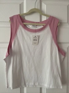 NWT Cotton On Sleeveless White Top Shirt Size XL - Picture 1 of 4