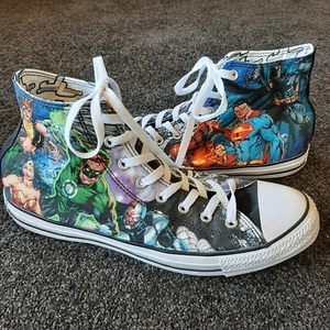 Converse All Star Justice League Hi-tops Size 12 Mens or 14 Womens - Picture 1 of 11