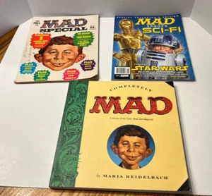 Mad Magazine Book & Magazine Lot Of 3 Fall 1970,Spoofs Sci-Fi, Completely Mad - Picture 1 of 14
