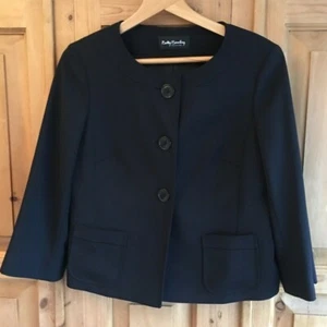 Betty Barclay Skirt Suit Black 2 Piece Chic Flattering Shape Brand New UK 10 - Picture 1 of 12
