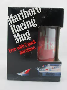 VINTAGE 1991 MARLBORO RACING MUG Tumbler Isolato in Plastica PROMO Olografico Nuovo con scatola - Foto 1 di 10