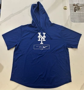 Nike New York Mets Short Sleeve BP Hoodie XL (DD698) - Picture 1 of 1