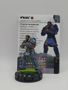 Marvel Heroclix M'BAKU - 038 - RARE Black Panther Set - Bild 1 von 2
